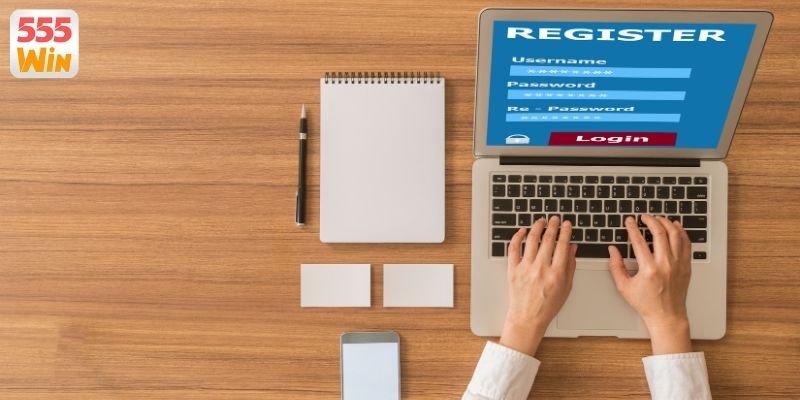 Hướng dẫn toàn bộ 4 bước đăng ký 555WIN cho tân thủ